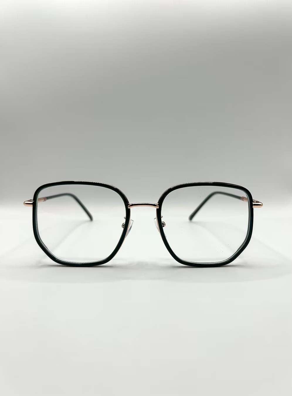 Diepgroene Bril met Luxe Gouden Randen thumbnail 2