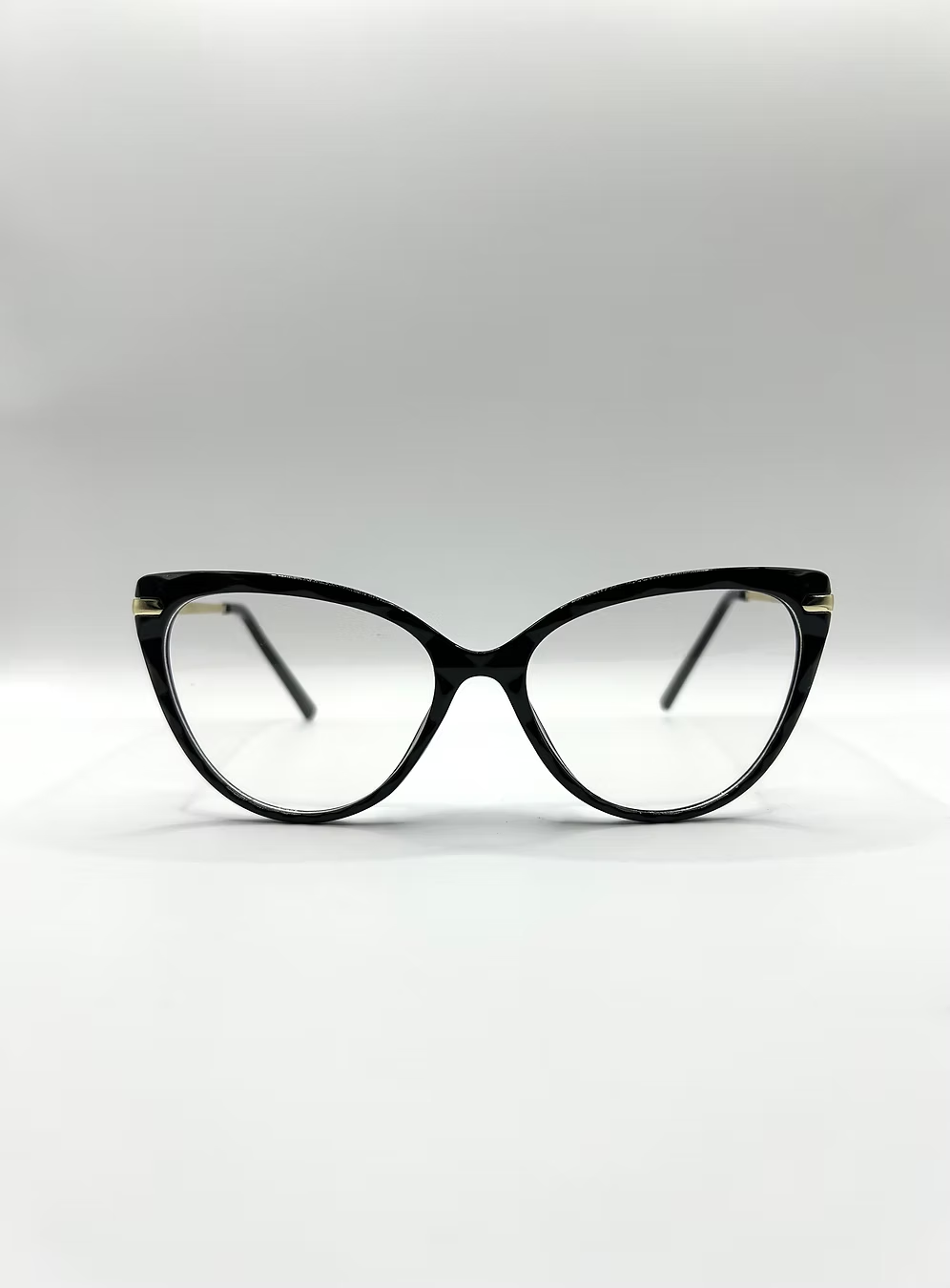 Zwart/Gouden Bril met Groeven thumbnail 2