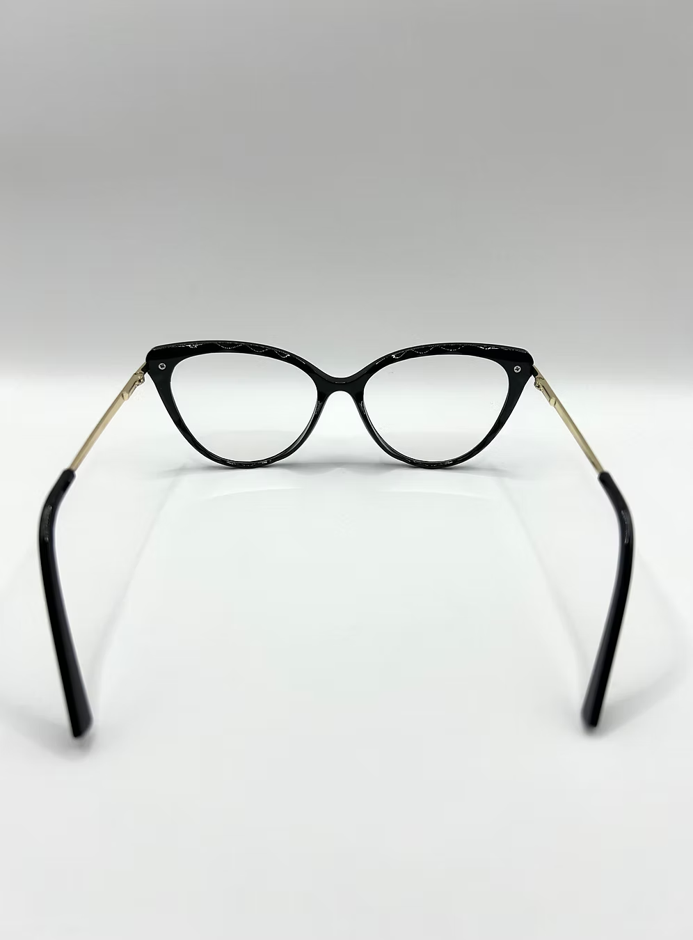 Zwart/Gouden Bril met Groeven thumbnail 4